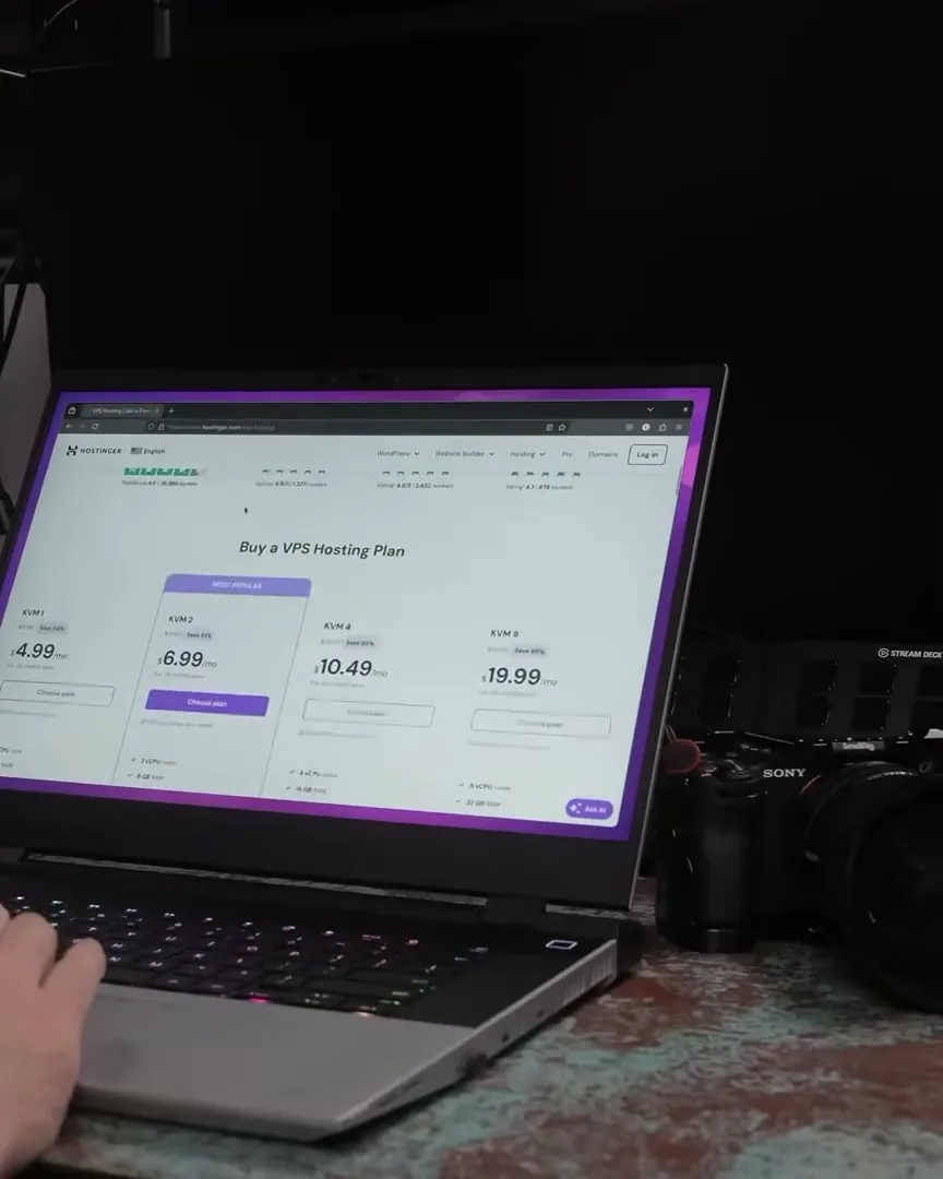 Dreams of Code for Hostinger, Web hosting, sponsored YouTube video, 579,832 views